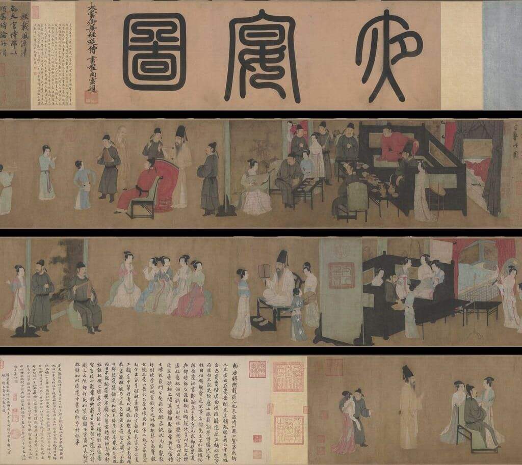 韩熙载夜宴图缩略图