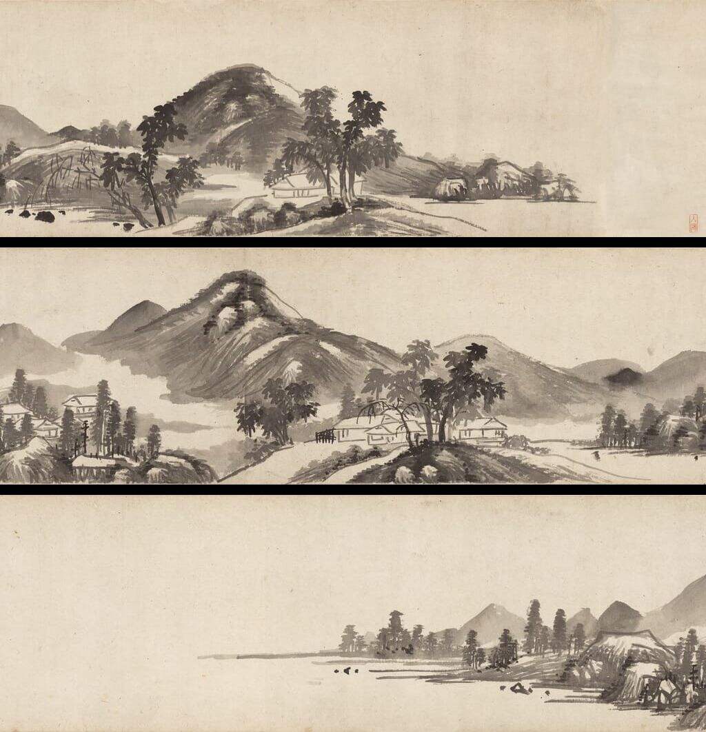 雨中山色图缩略图