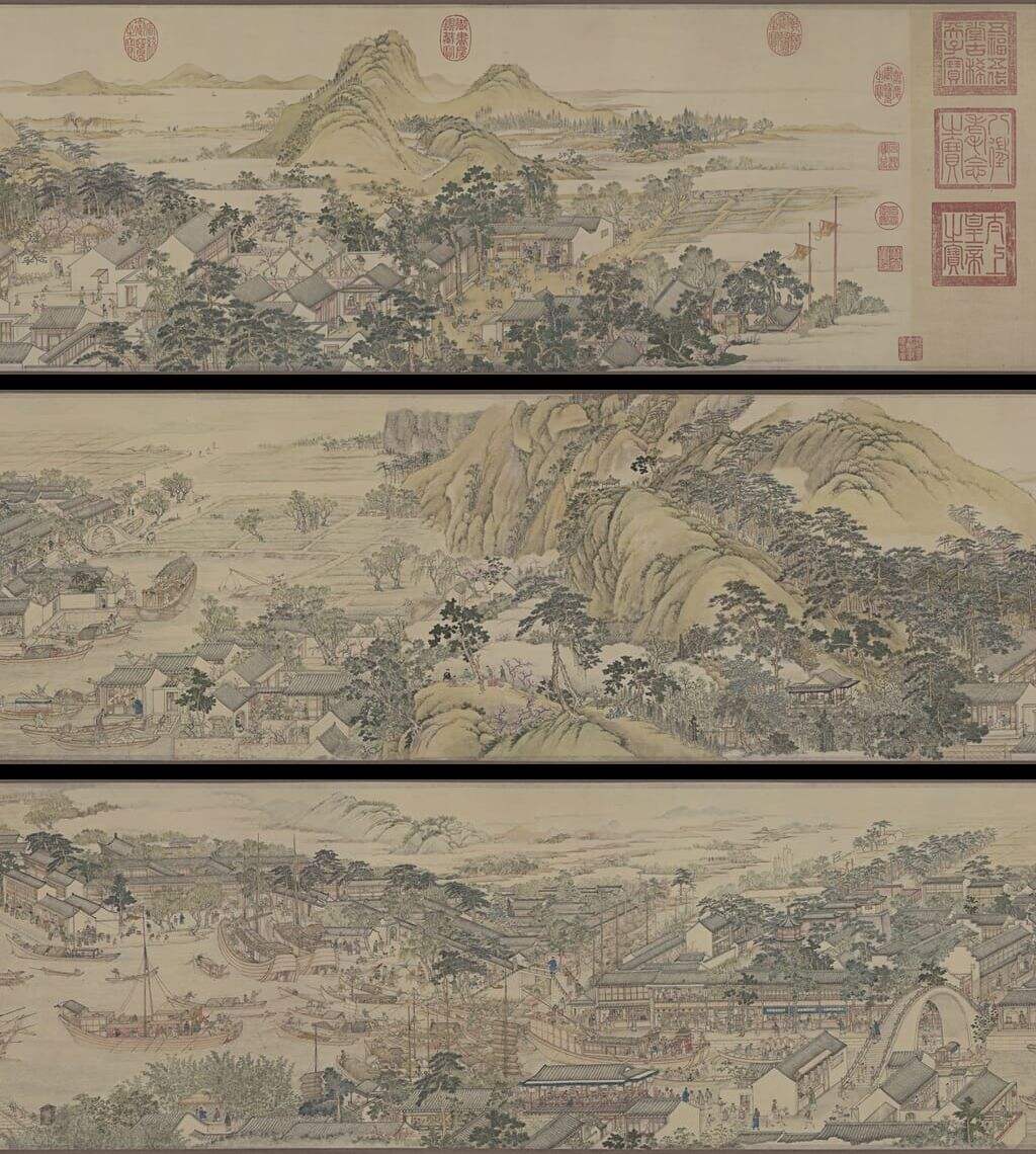 姑苏繁华图全卷宏观气势