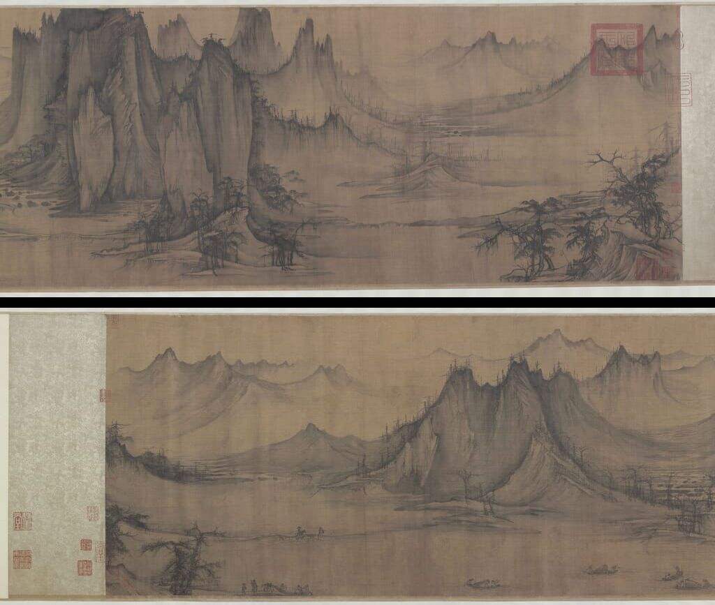 秋江渔艇图缩略图