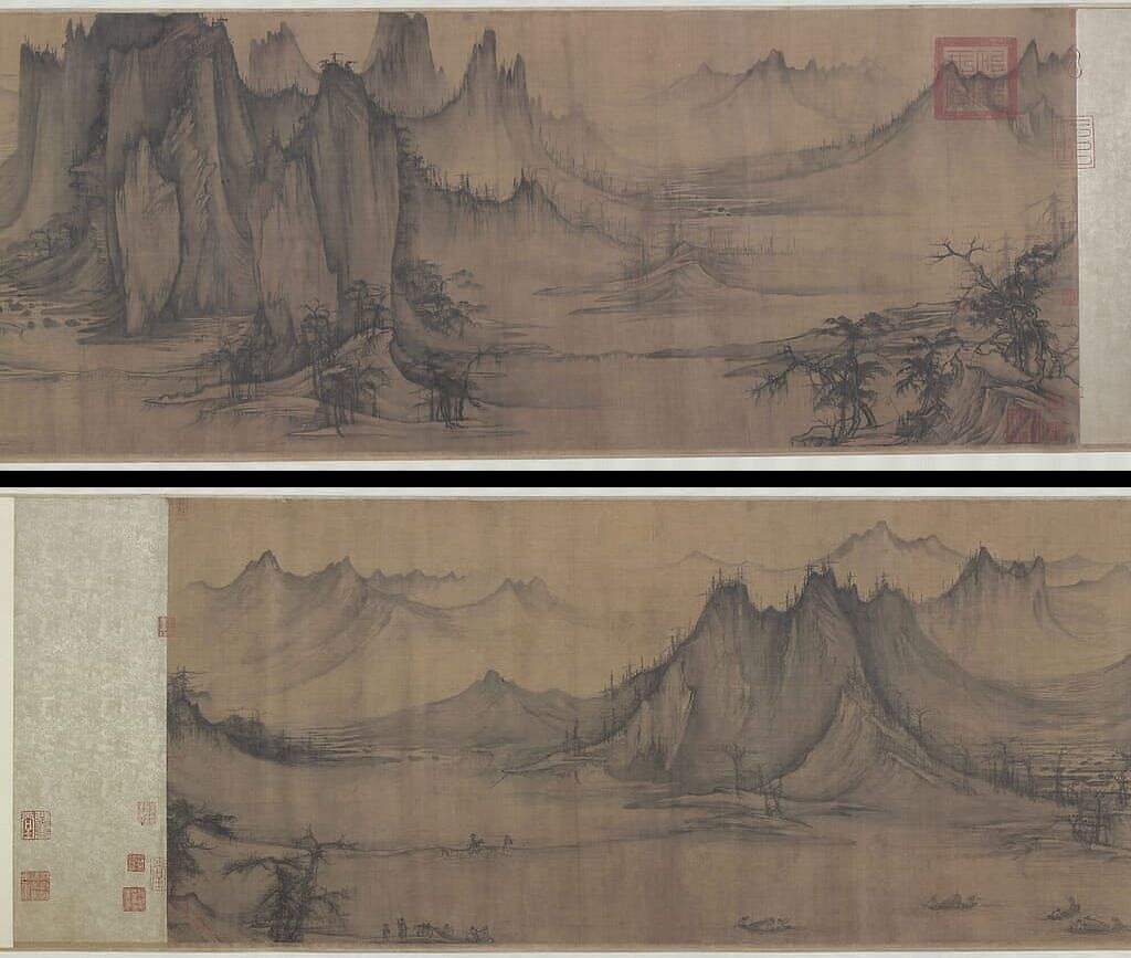 秋江渔艇图缩略图