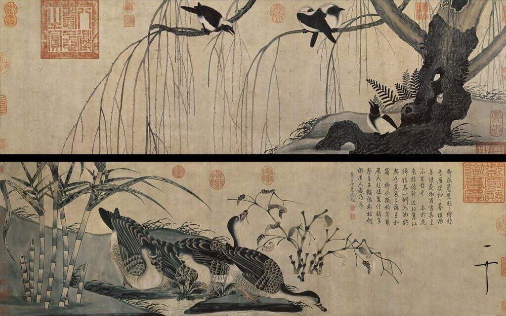 柳鸦芦雁图缩略图