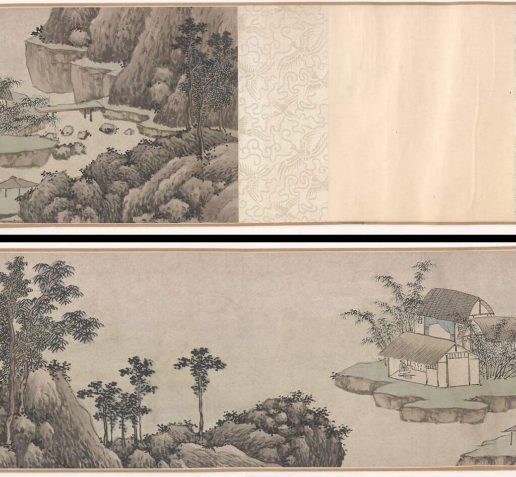 竹林茅屋图缩略图