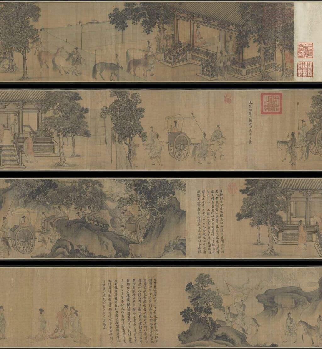 晋文公复国图缩略图