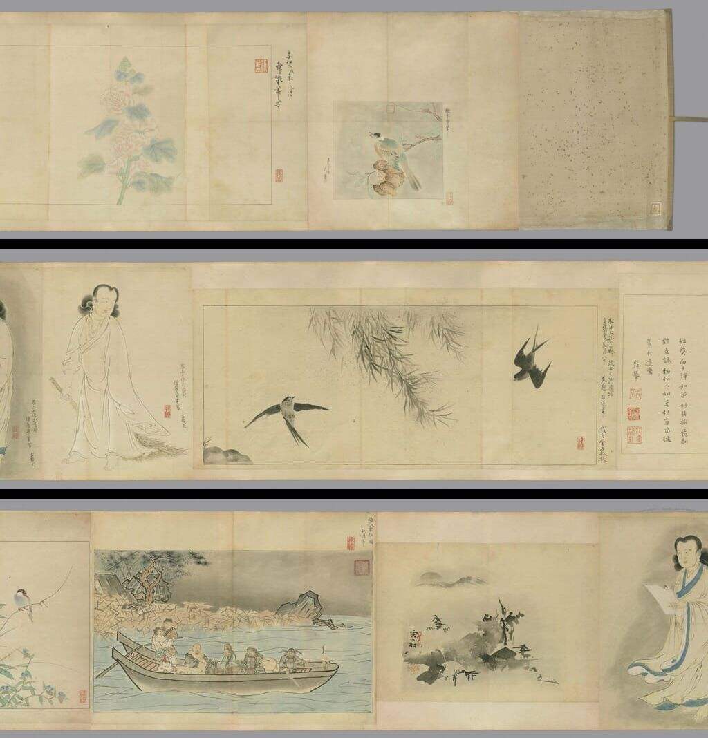 明清仿古粉本花鸟卷1缩略图