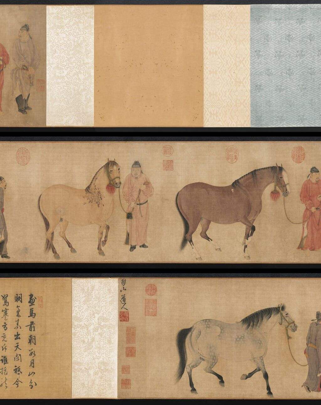三骏图缩略图