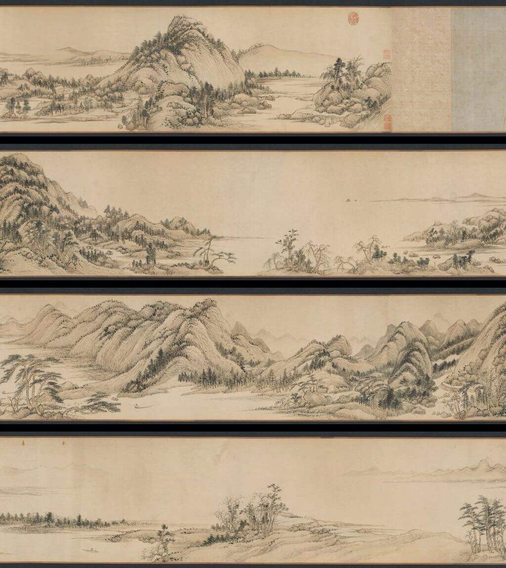 仿黄公望富春山居图缩略图