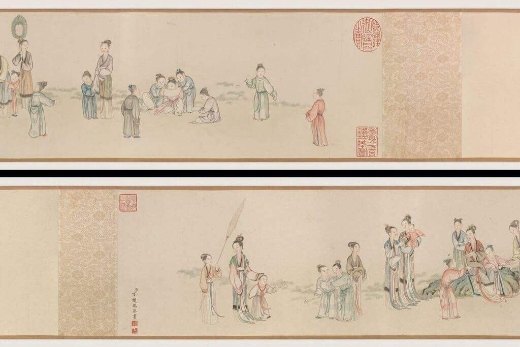 戏婴图缩略图