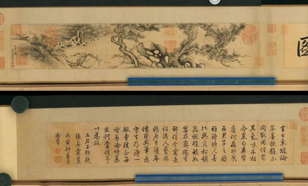 五君子图缩略图