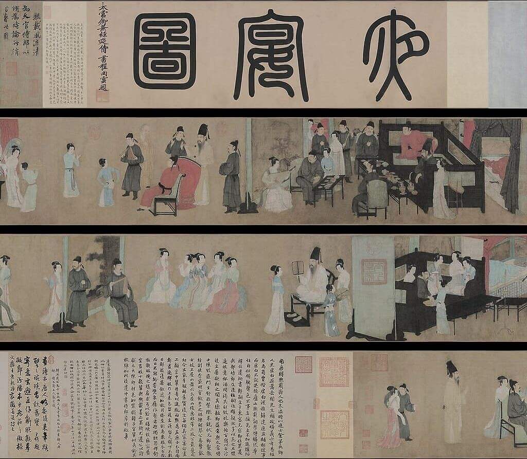 韩熙载夜宴图缩略图