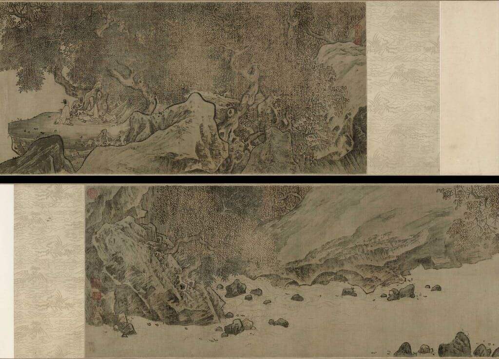 秋林观泉图缩略图