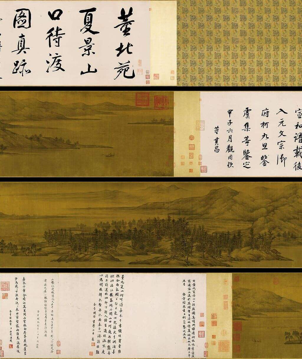夏景山口待渡图缩略图