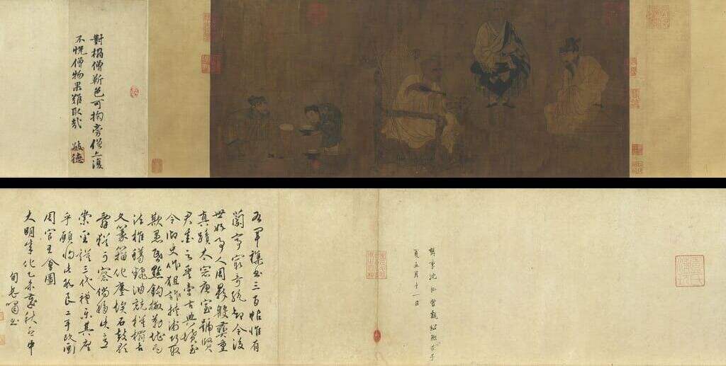 摹阎立本萧翼赚兰亭图缩略图