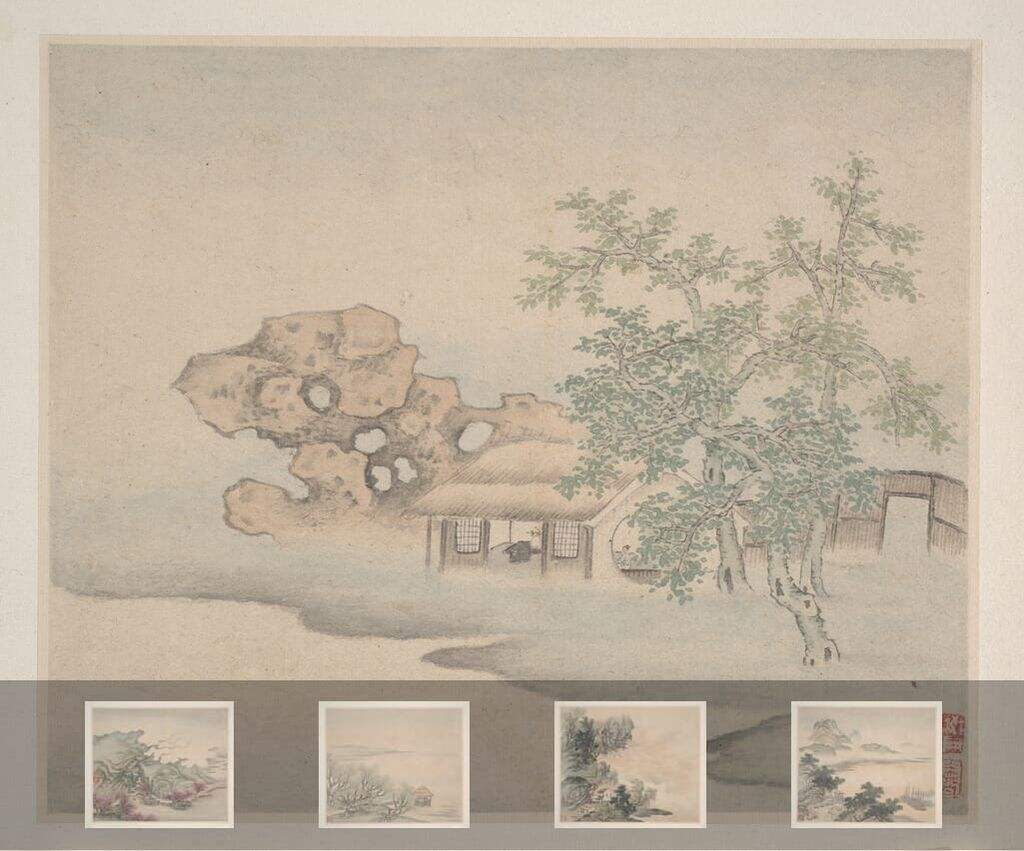 山水册页缩略图