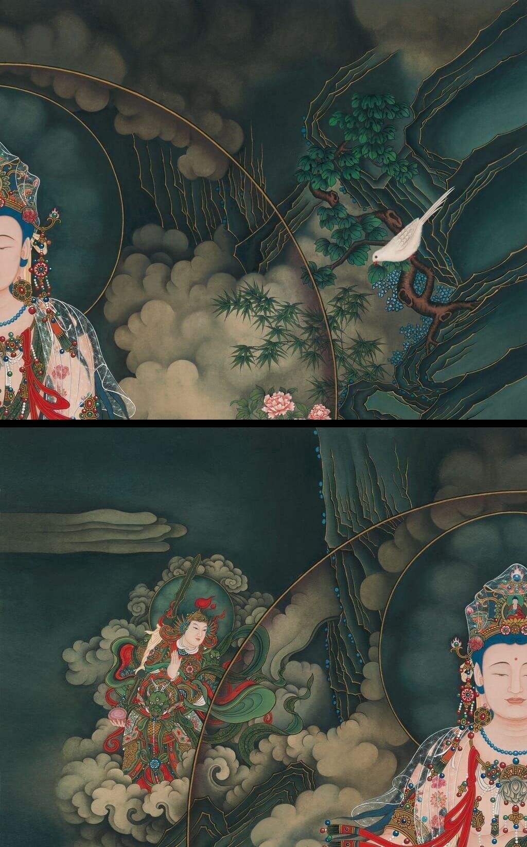 佛画水月观音坐像缩略图