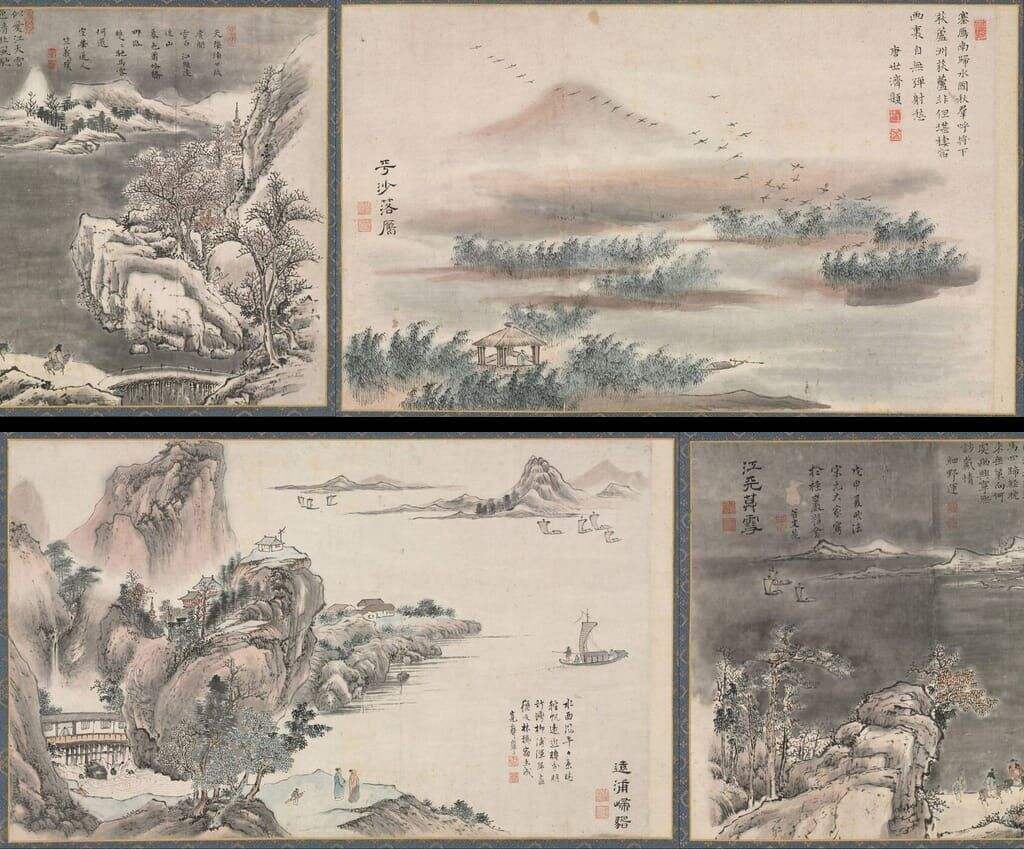 湘江八景图册缩略图