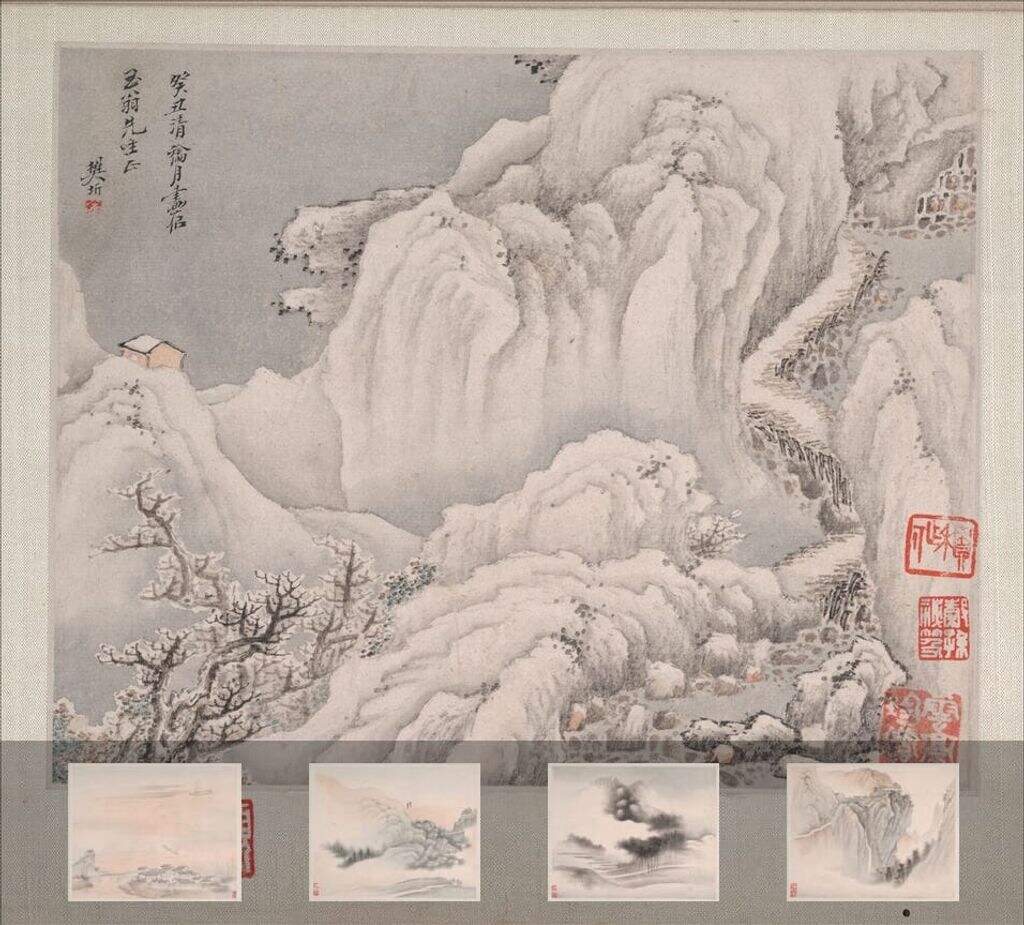 为玉翁画山水册缩略图