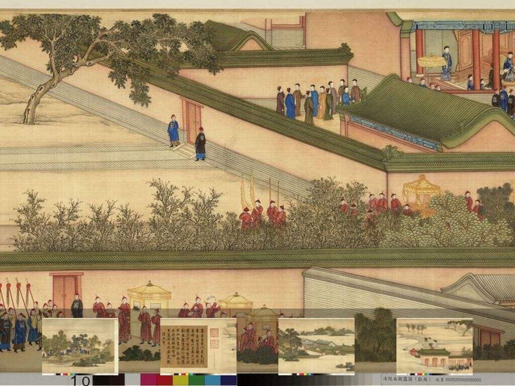 院本亲蚕图（贞卷 献茧）缩略图