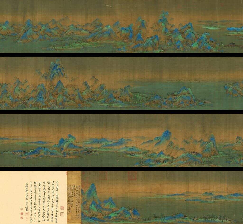 千里江山图局部