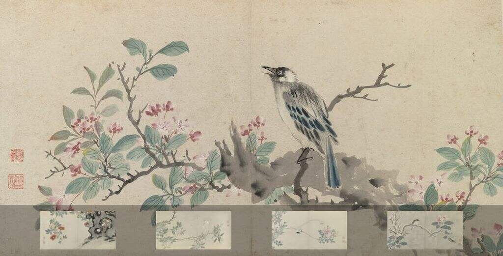 花鸟册九开缩略图
