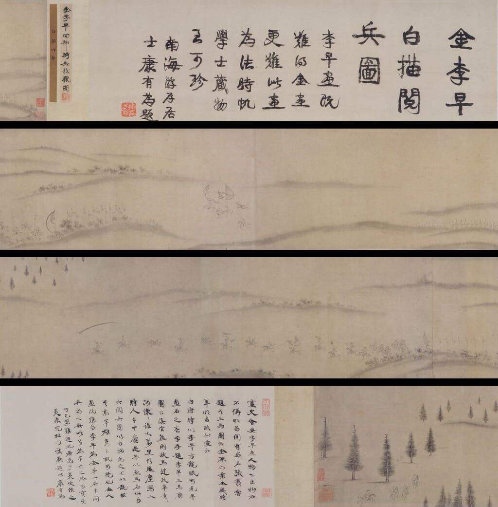 白描阅兵图缩略图