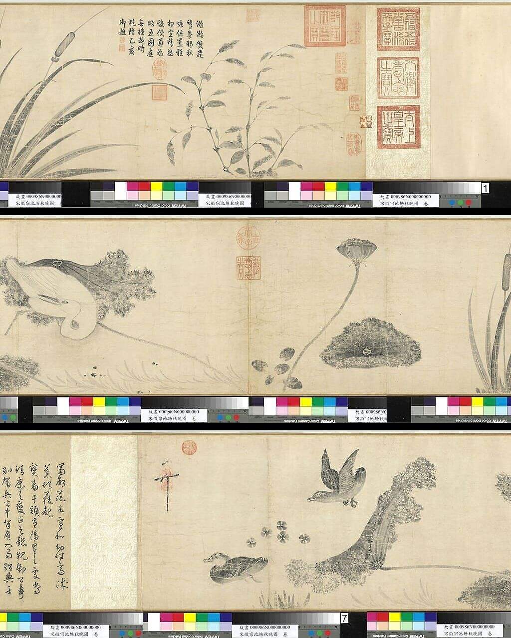 池塘秋晚图缩略图