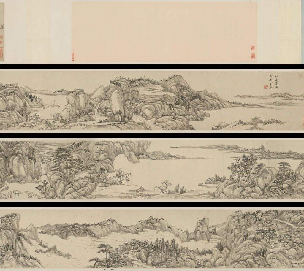 竹溪松岩图卷缩略图