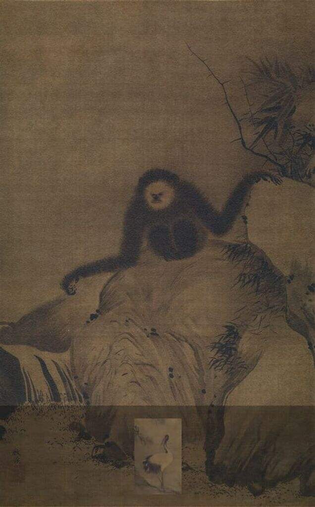 猿鹤图对幅缩略图