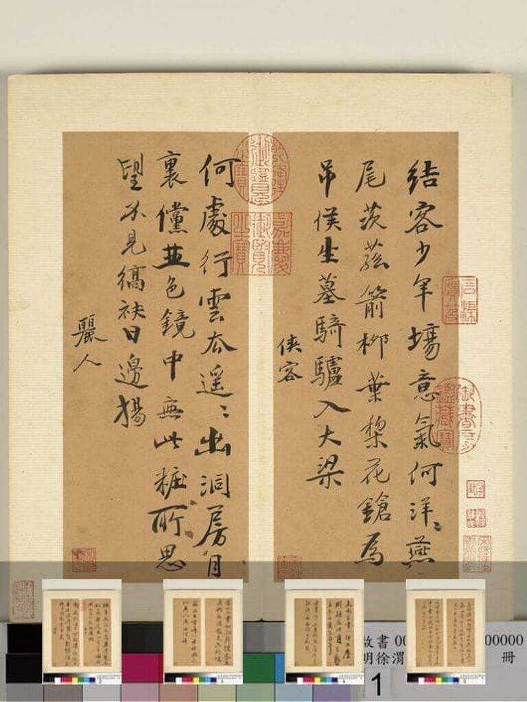 诗帖并书评册缩略图