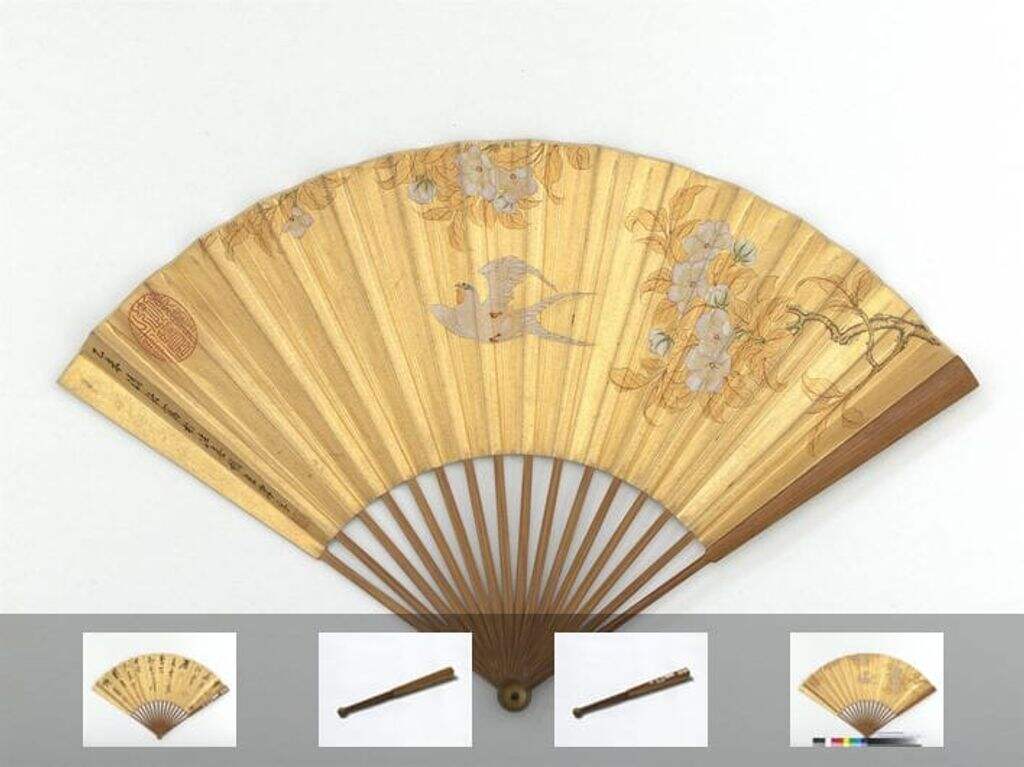 梨花白燕明董其昌书七言绝句图缩略图