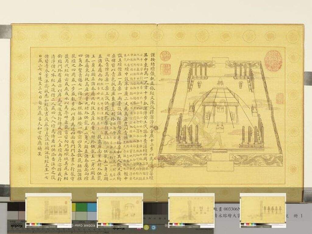 永瑢绘大云轮请雨经结坛仪轨图说册缩略图