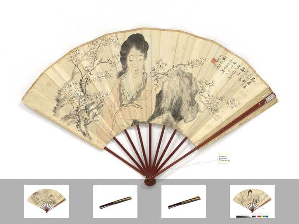 美人倚梅图缩略图