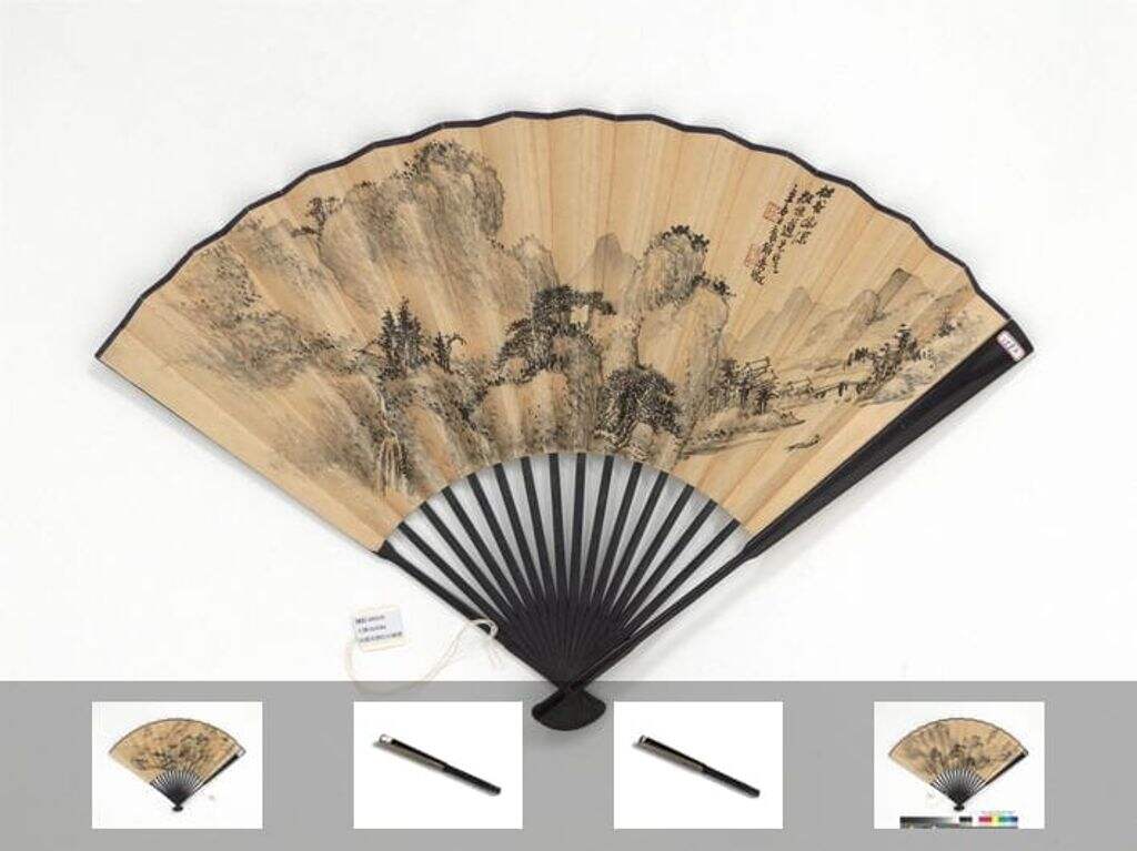 松谷幽深汪洛年溪山野屋图缩略图