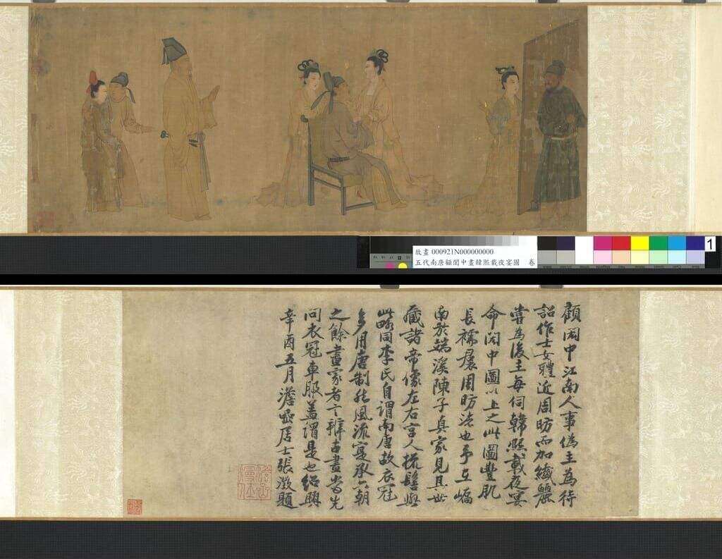 韩熙载夜宴图缩略图