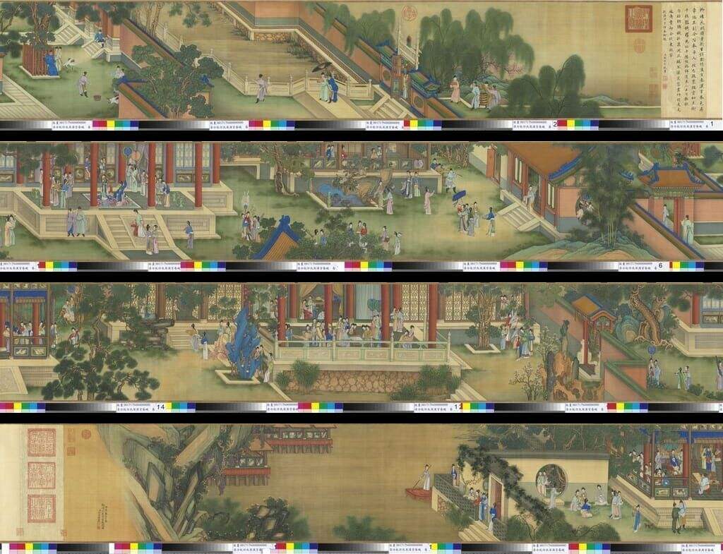 仿仇英汉宫春晓图缩略图