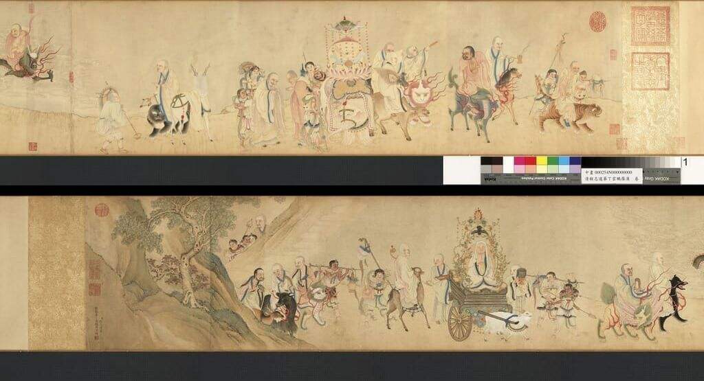 摹丁云鹏罗汉图缩略图