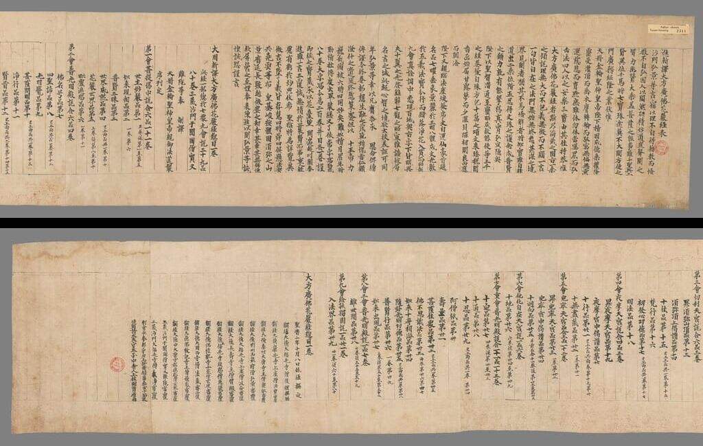 进新译大方广佛花严经表一卷手稿（原题）缩略图