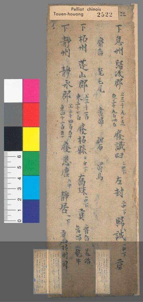 贞元十道录手稿（拟题）缩略图