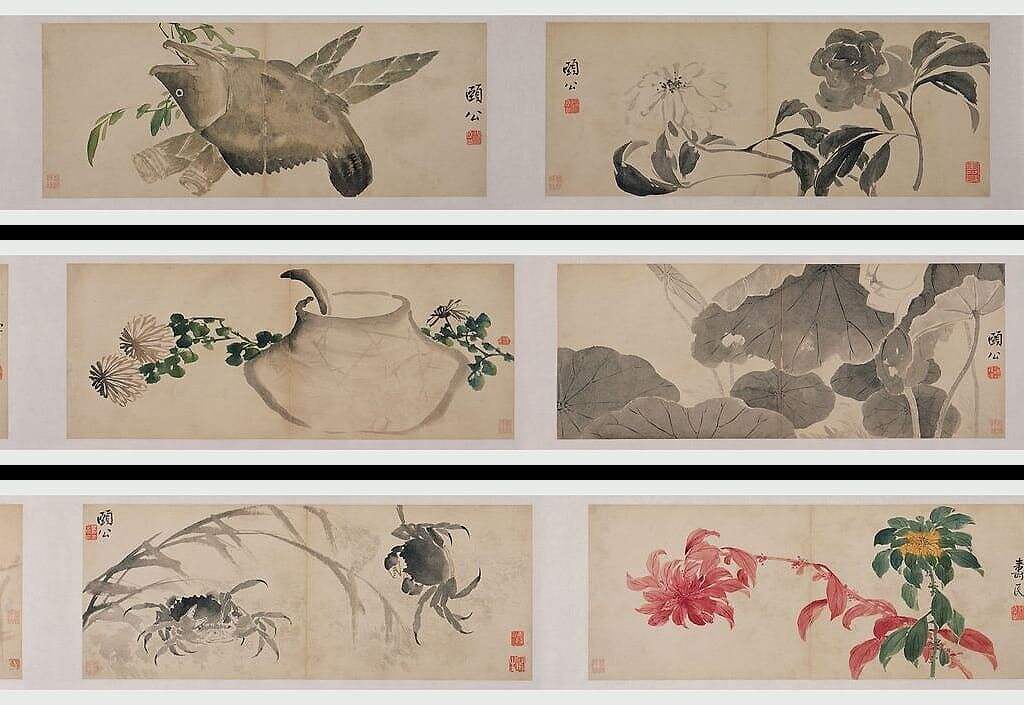 花卉八段图缩略图