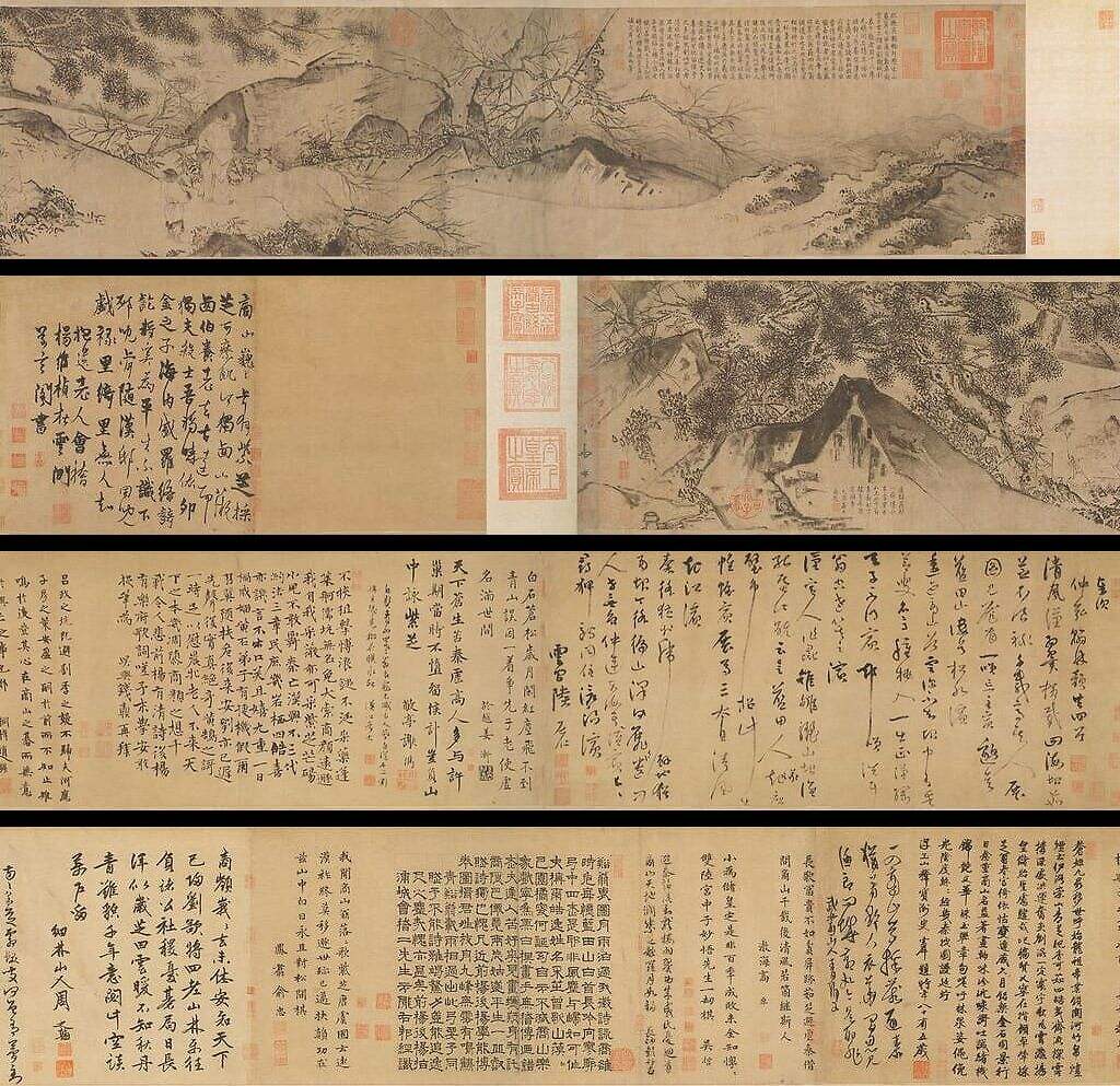 商山四皓图全卷缩略图