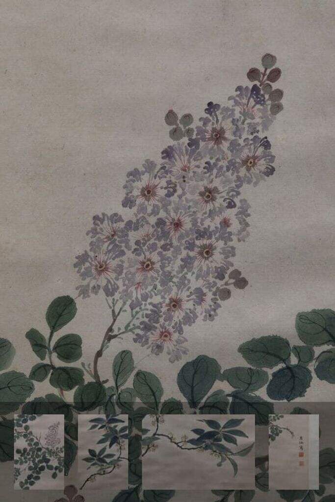 紫薇桂花图轴缩略图