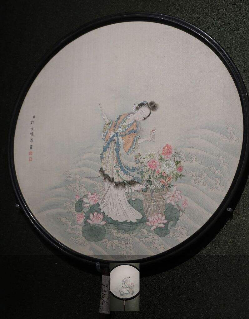 何仙姑过海图扇缩略图