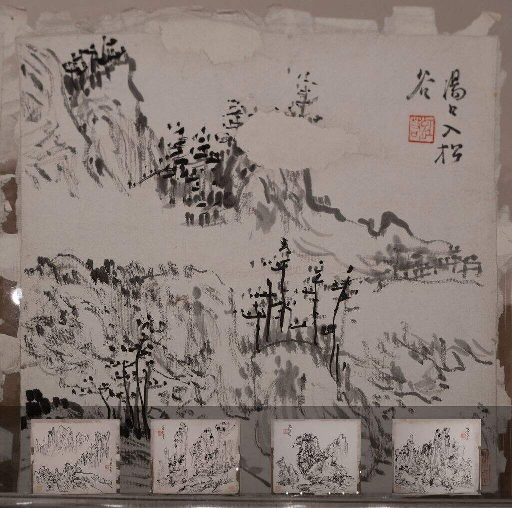 黄山写生画稿缩略图