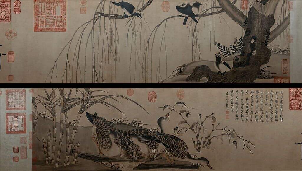 柳鸦芦雁图缩略图