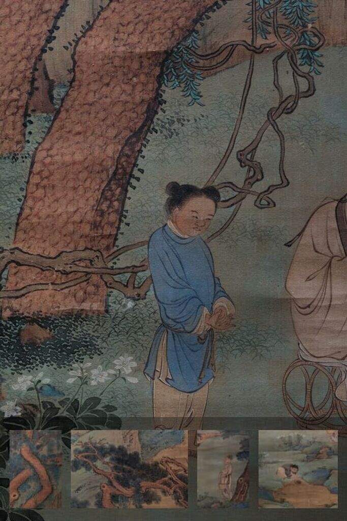 右军题扇图（局部）缩略图