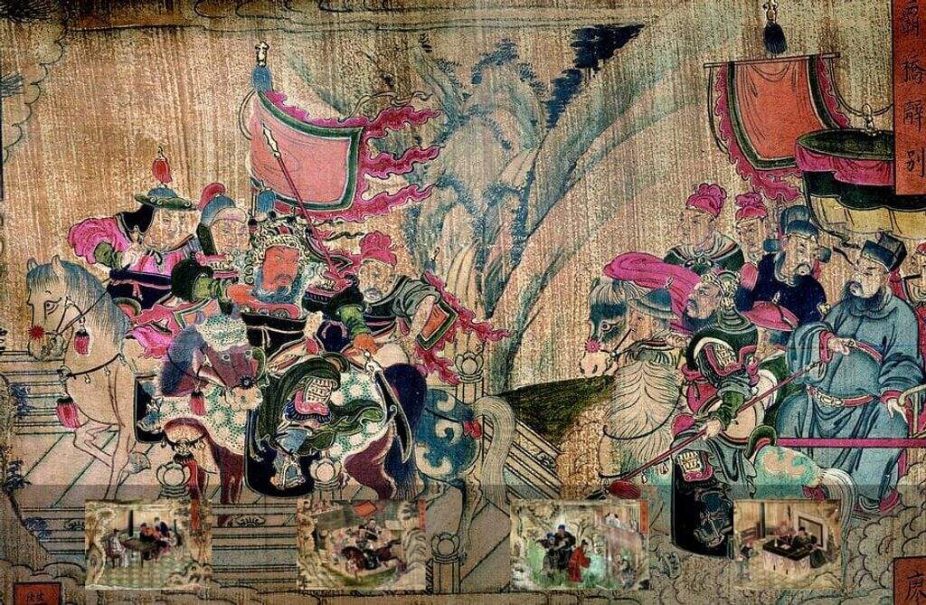 五台山塔院寺伽蓝殿北墙壁画缩略图