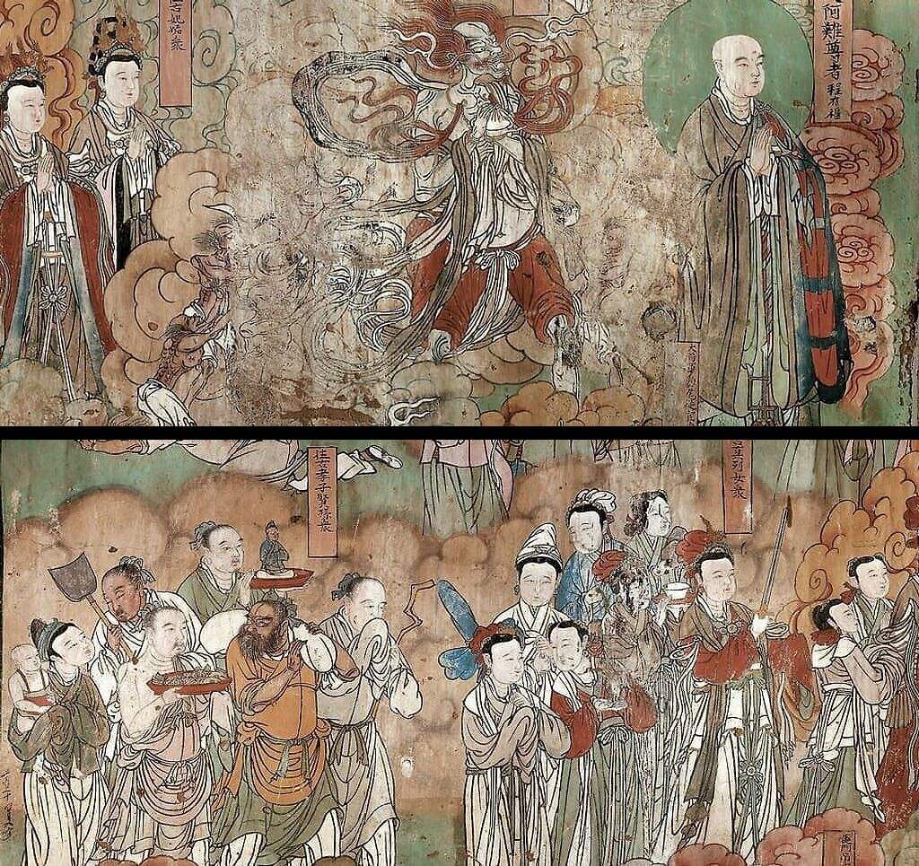 繁峙公主寺阿难尊者僧众图缩略图