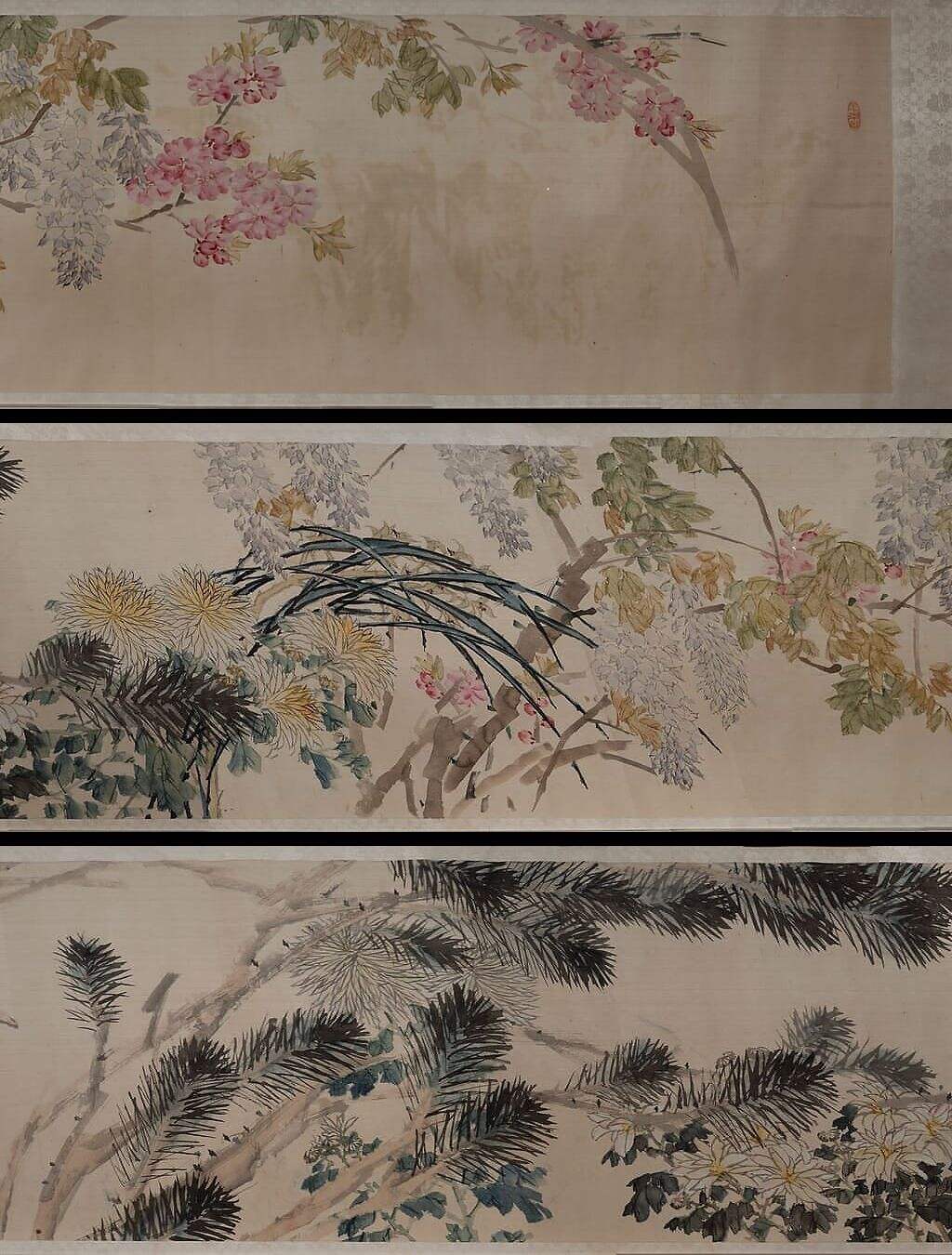 花卉图卷缩略图