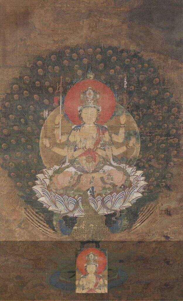 孔雀明王像缩略图
