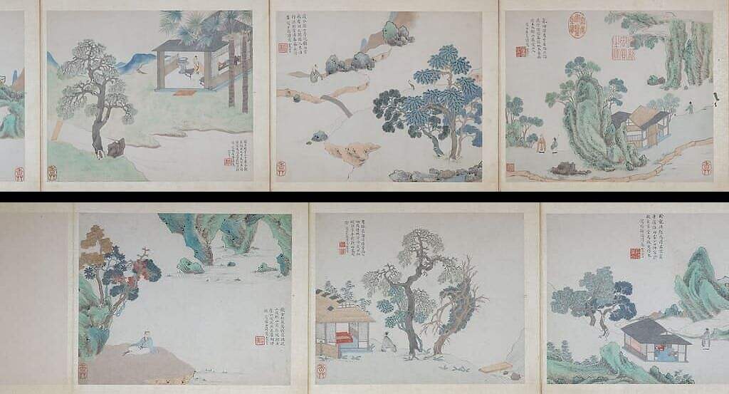 唐人诗意图册缩略图